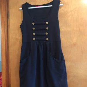 JQ Navy Nautical Mini Dress